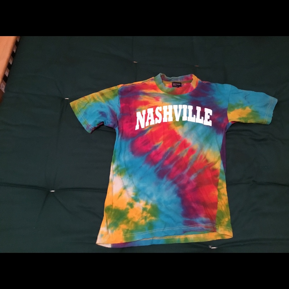 Vintage Nashville tye dye tee